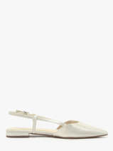 Ballerinas Uit Leder Tamaris Wit women 44