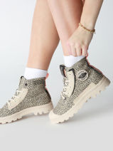 Sneakers Pampa Underlayer Palladium Veelkleurig women 99183243-vue-porte