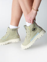 Sneakers Pampa Underlayer Palladium Veelkleurig women 99183379-vue-porte