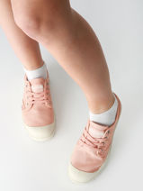 Sneakers Pampa Oxford Palladium Roze women 92351664-vue-porte