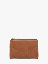 Portefeuille Leder Mila louise Bruin vintage 3760CX