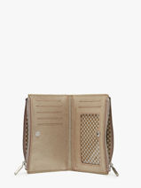 Portefeuille Leder Mila louise Beige vintage 3576X-vue-porte