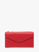 Portefeuille Met Portemonnee Miniprix Rood grained 78COK872