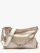Cross Body Tas Vintage Leder Mila louise Beige vintage 3822RX