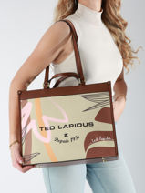 Schoudertas Masha Ii Ted lapidus Bruin masha ii VE61914-vue-porte