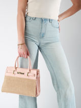 Handtas Capri Milano Roze capri CP23114-vue-porte