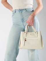 Handtassen Zip Lulu castagnette Beige zip YOUX-vue-porte