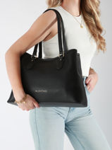 Schoudertas Brixton Valentino Zwart brixton VBS7LX01-vue-porte