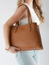 Schoudertas Brixton Valentino Bruin brixton VBS7LX01-vue-porte