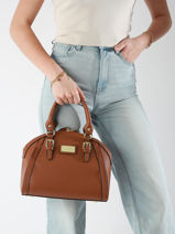 Handtas Isadora Ted lapidus Bruin isadora TLRR2142-vue-porte