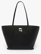 Schoudertas K Ikon Polyurethaan Karl lagerfeld Zwart k ikon A2W30173