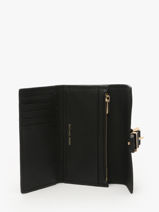 Portefeuille Leder Michael kors Zwart nolita F4GY5E8L-vue-porte