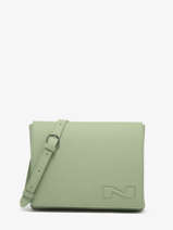 Cross Body Tas Brugge Leder Nathan baume Groen n city 2