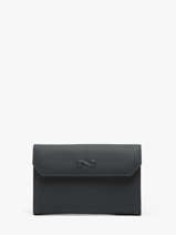Portefeuille Nathan baume Blauw grained 410N