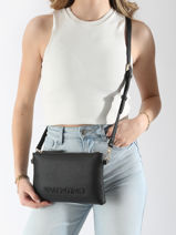 Cross Body Tas Rised Re Valentino Zwart rised re VBS8P918-vue-porte
