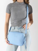 Cross Body Tas Camera Bag Leder Nathan baume Blauw nathan 2-vue-porte