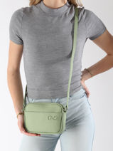 Cross Body Tas N City Leder Nathan baume Groen n city 6-vue-porte