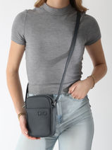 Cross Body Tas N City Leder Nathan baume Blauw n city 5-vue-porte