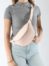 Heuptasje Small Derby Leder Nathan baume Roze n city 25-vue-porte