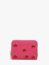 Portemonnee Miniprix Roze safiano 78SM2686