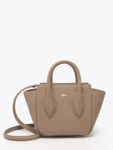 Cross Body Tas Daily City Lacoste Beige daily city NF4959DZ