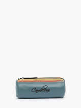Pennenzak 1 Compartiment Cameleon Blauw vintage north PBVWSTRO