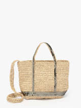 Cross Body Tas Cabas Raphia Raphia Vanessa bruno Beige cabas raphia 30V40410