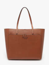 Schoudertas Cameryn Leder Lauren ralph lauren Bruin cameryn 31960183