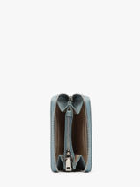 Portefeuille Leder Crinkles Blauw caviar 14326-vue-porte