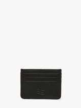 Kaarthouder Leder Crinkles Zwart caviar 14320
