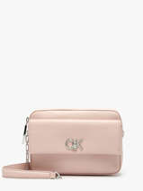 Cross Body Tas Ck Pocket Gerecycleerd Polyester Calvin klein jeans Roze ck pocket K613089