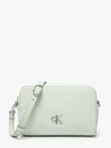 Cross Body Tas Minimal Mono Gerecycleerd Polyester Calvin klein jeans Groen minimal mono 4K3162G