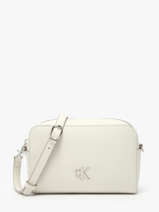 Cross Body Tas Minimal Mono Gerecycleerd Polyester Calvin klein jeans Beige minimal mono 4K3162G