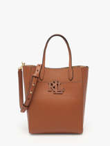 Cross Body Tas Cameryn Leder Lauren ralph lauren Bruin cameryn 31966760