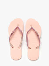 Teenslippers Slim Glitter Ii Havaianas Roze women 4146975F