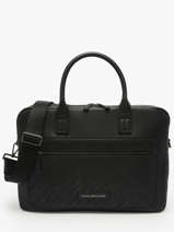 Documententas Tommy hilfiger Zwart monogram AM13209