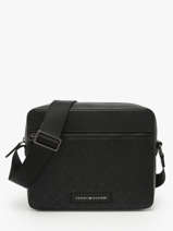 Cross Body Tas Tommy hilfiger Zwart monogram AM13211