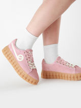 Sneakers Play Uit Leder No name Roze women PLVS042Q-vue-porte