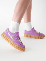 Sneakers Play Uit Leder No name Violet women PLVS0440-vue-porte