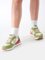 Sneakers Tova Runner Uit Leder No name Groen women IPSMEN2Z-vue-porte
