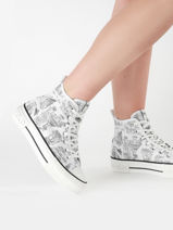 Sneakers Kampus Max Jorge Karl lagerfeld Wit women KL60455-vue-porte