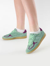 Sneakers Tb.490 Rife Uit Leder Alohas Groen women 10047107-vue-porte