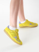 Sneakers Tb.490 Rife Uit Leder Alohas Geel women 10047108-vue-porte