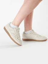 Sneakers Tb.490 Crochet Uit Leder Alohas Beige women 10082301-vue-porte