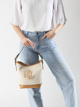 Handtassen Anstey Lauren ralph lauren Beige anstey 31966757-vue-porte