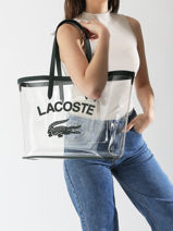 Handtas Anna Season Lacoste Wit anna season NF4930AS-vue-porte