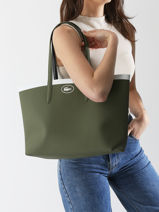 Handtas Anna Season Lacoste Groen anna season NF4934AS-vue-porte