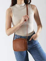 Cross Body Tas Leather Leder Biba Bruin leather BET8L-vue-porte