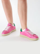 Sneakers Uit Leder Remonte Roze women 31-vue-porte