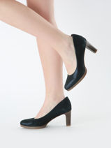 Pumps Uit Leder Tamaris Blauw women 41-vue-porte